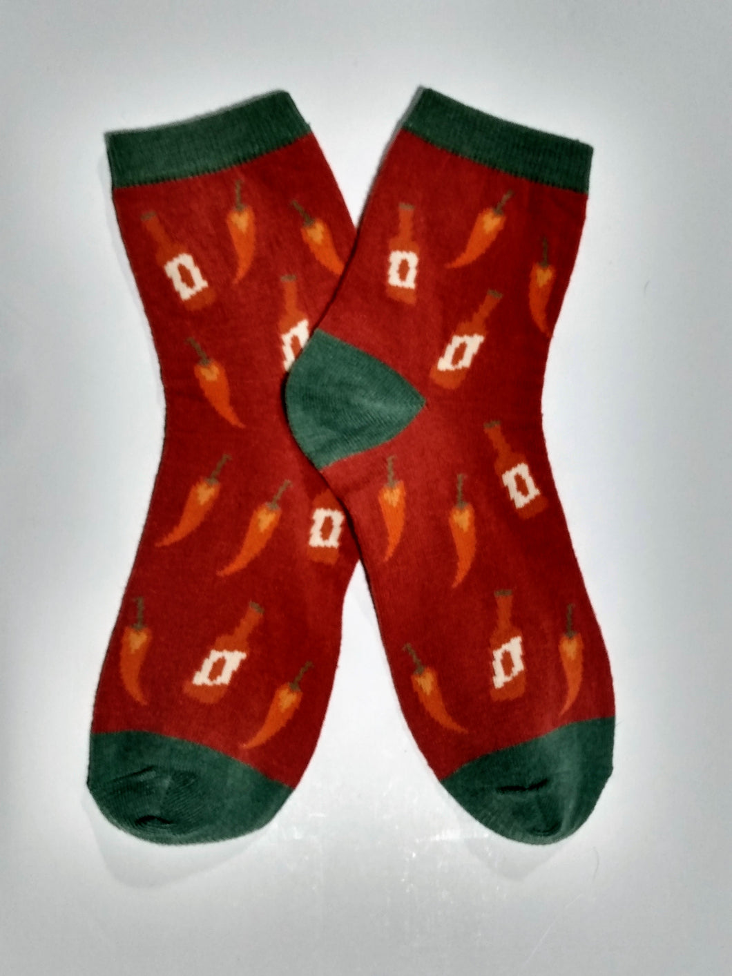 Pepper Hot Sauce Low Crew Socks