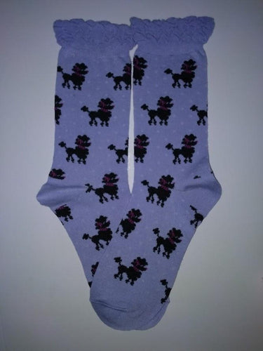 Poodle Crew Socks