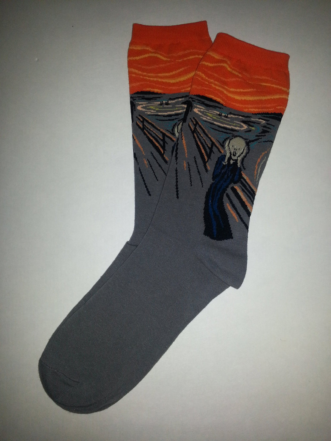 The Scream by Edvard Munch Crew Socks