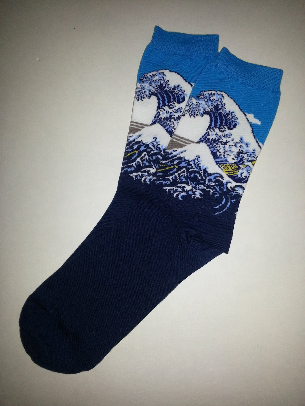 The Great Wave by Hokusai Crew Socks